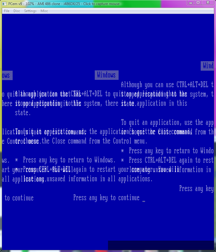 BSOD text mode corruption.png