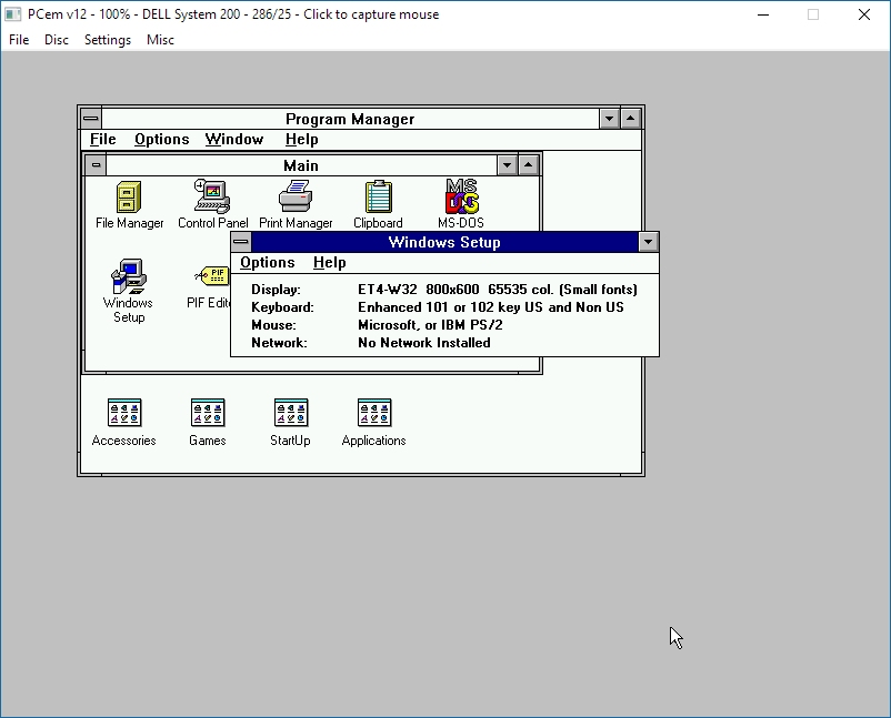 Windows 3.1 ET4000 W32 driver 800x600x16bpp.png